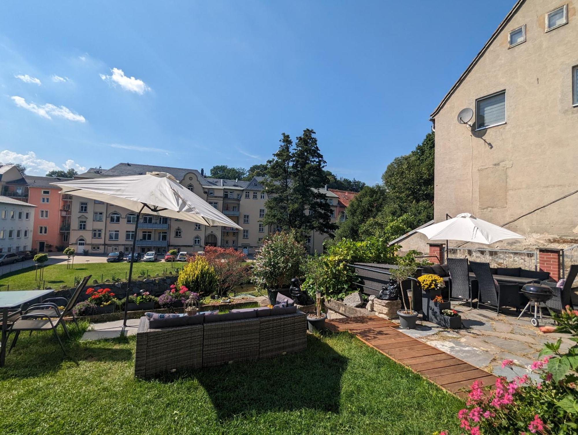 Hw4B - Urlaubsmagie - Zentral Mit Gemeinschaftsgarten, -Pool, -Sauna & Whirlpool Sebnitz Esterno foto