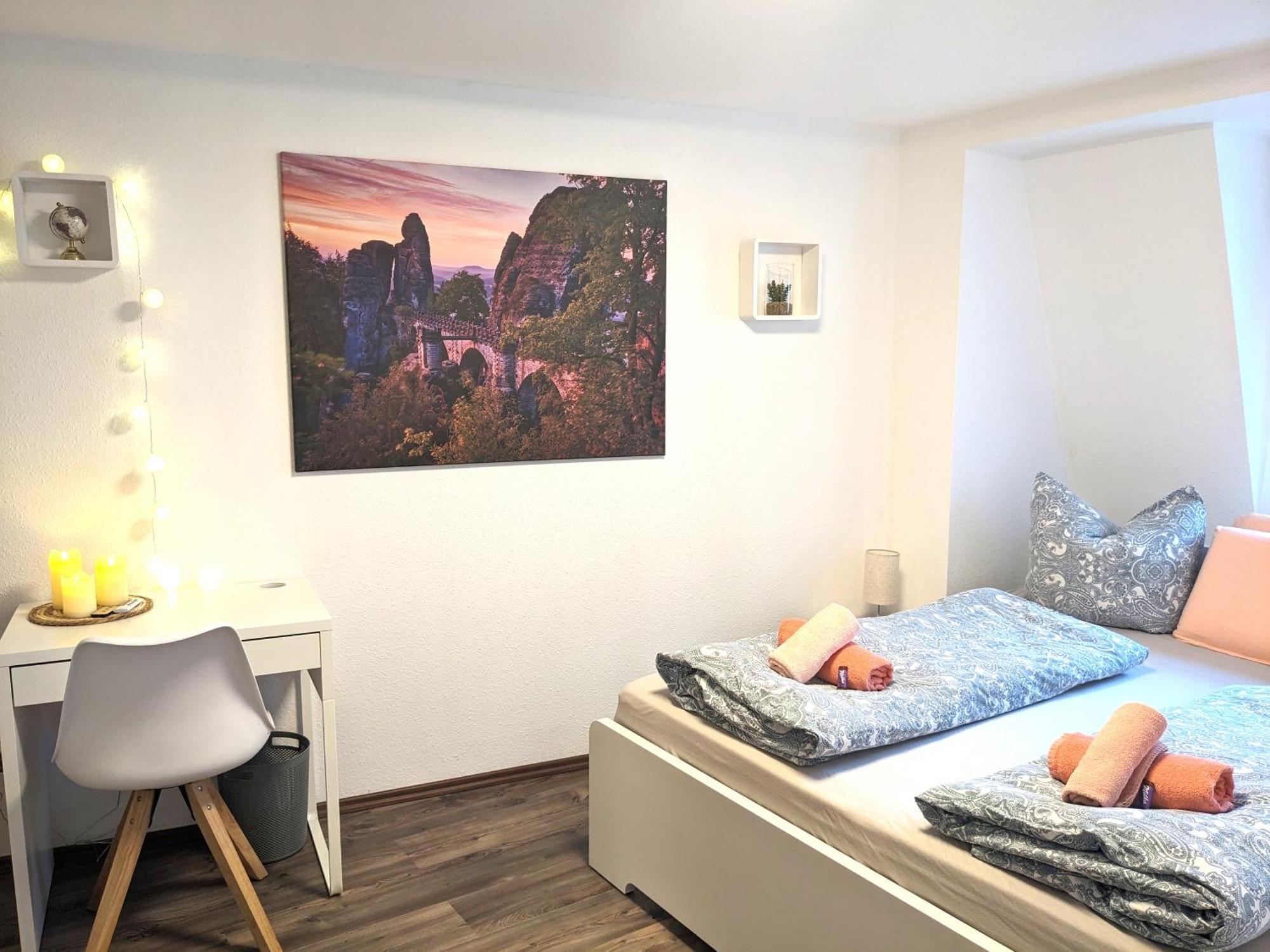 Hw4B - Urlaubsmagie - Zentral Mit Gemeinschaftsgarten, -Pool, -Sauna & Whirlpool Sebnitz Esterno foto
